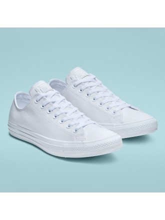 Converse Chuck Taylor All Star Leather Low Bianco