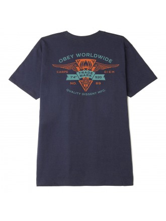 T-SHIRT CLASSICA OBEY WINGED LOTUS