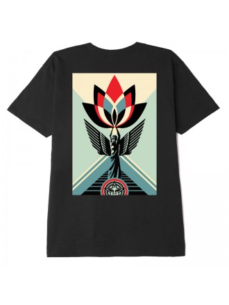 T-SHIRT CLASSICA OBEY LOTUS ANGEL