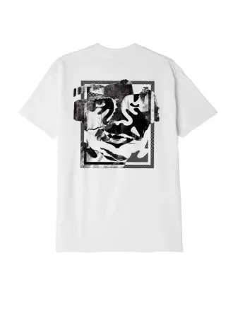 Obey Torn Icon Face Bianco