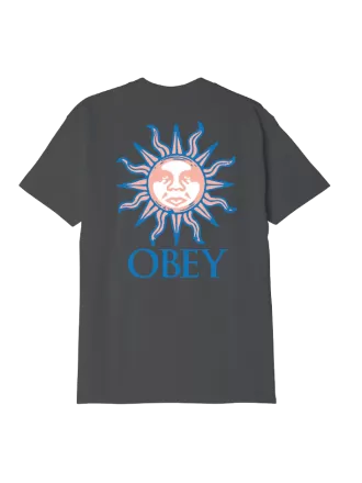 OBEY SUN STAR PIGMENT VINTAGE NERO