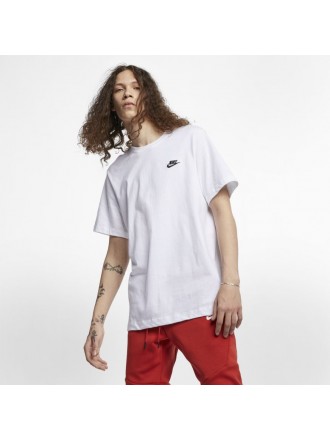 Maglietta Nike Sportswear Club Uomo Bianco