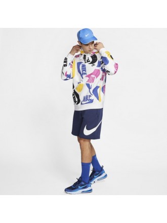 Pantaloncini grafici Nike Sportswear Club Fleece Uomo Midnight Navy