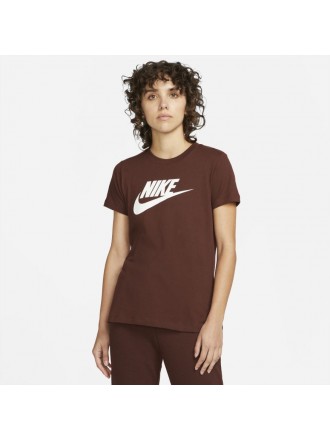 Maglietta Nike Sportswear Essential Donna Marrone