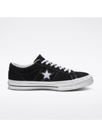 Converse One Star Suede Low Top Nero