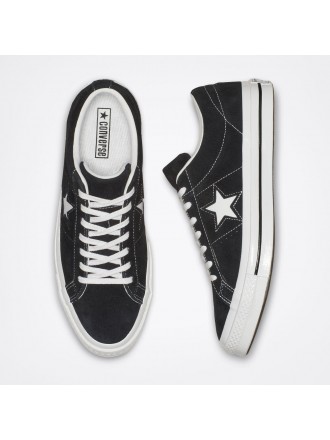 Converse One Star Suede Low Top Nero