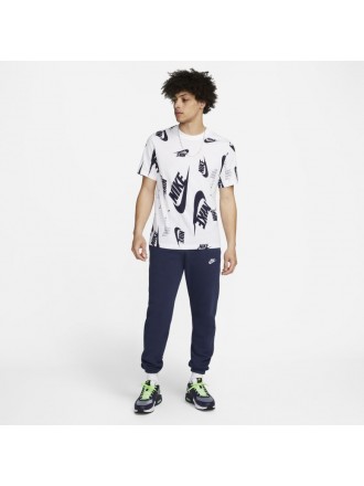 Maglietta Nike Sportswear Allover Print Uomo Bianco