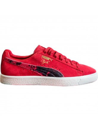 Scarpe Packer x Puma Clyde Cow Suit Rosso