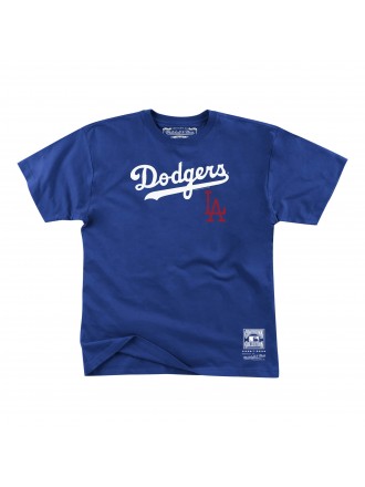 Maglietta Mitchell & Ness Los Angeles Dodgers Blu