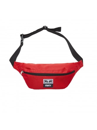 OBEY DAILY SLING PACK ROSSO
