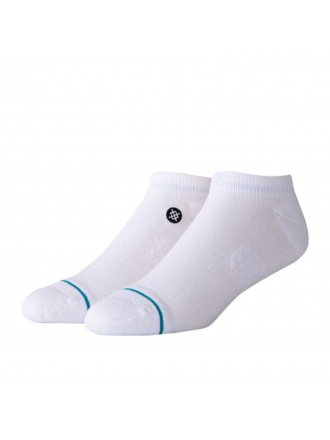 STANCE ICON LOW M MID CUSHION ANKLE SOCKS BIANCO