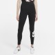 Leggings Nike Sportswear Essential a vita alta con logo, donna, nero