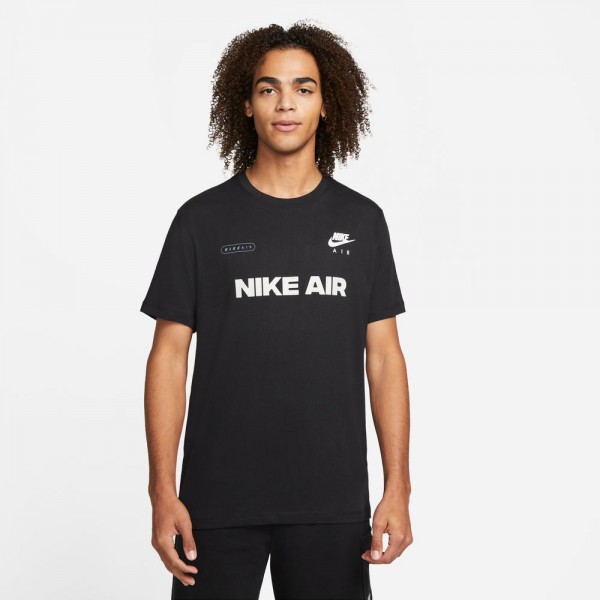 Maglietta Nike Air Style Nero Bianco