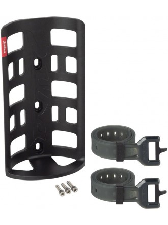 Salsa EXP Series Anything Cage HD con cinghie in gomma EXP, nero